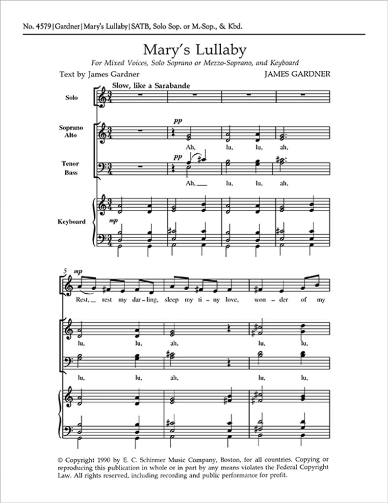 Mary's Lullaby